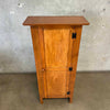 Vintage Solid Wood Pantry Cabinet - Pine w/ Four Shelves