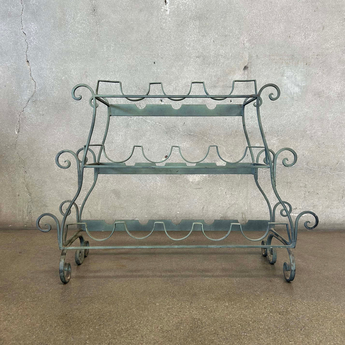 Wrought Iron Wine Rack