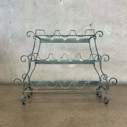 Wrought Iron Wine Rack