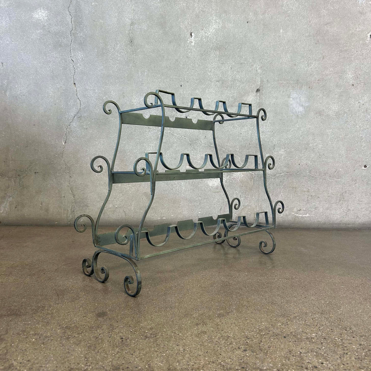 Wrought Iron Wine Rack