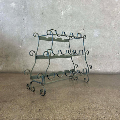 Wrought Iron Wine Rack