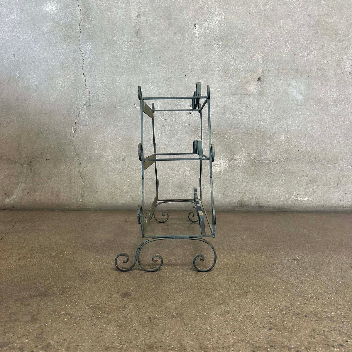Wrought Iron Wine Rack