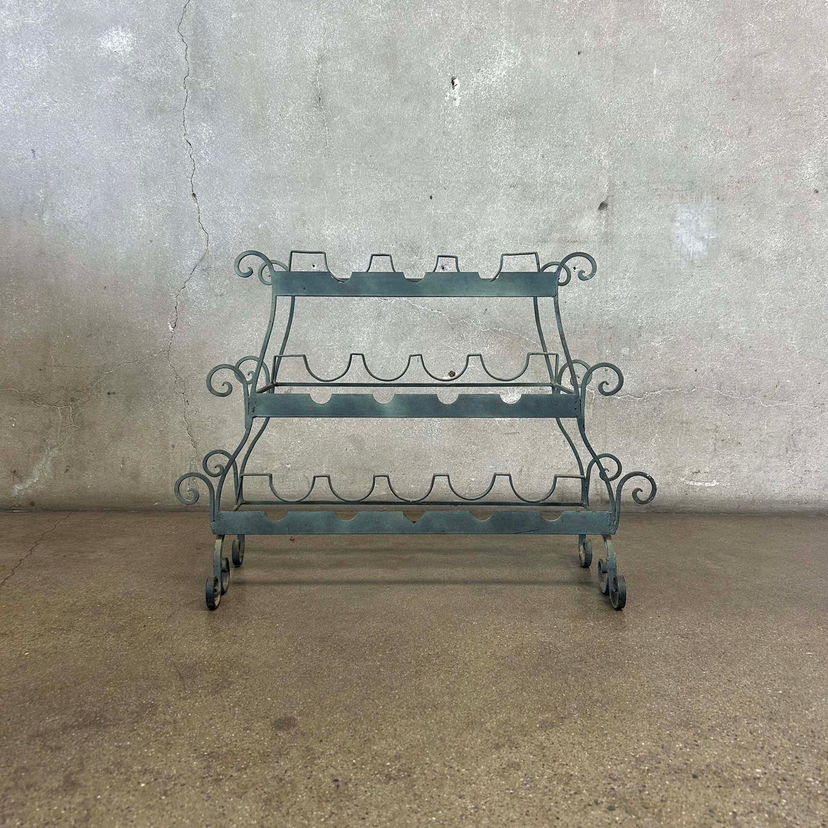 Wrought Iron Wine Rack