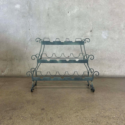 Wrought Iron Wine Rack