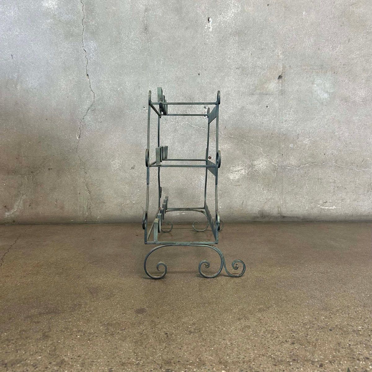 Wrought Iron Wine Rack