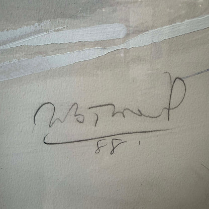 1988 Painting of Beethoven at Piano