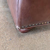 Brown Leather Chesterfield Sofa
