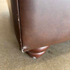 Brown Leather Chesterfield Sofa