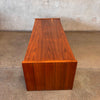 Vintage Mid Century Modern Walnut Media Console/Coffee Table