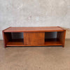 Vintage Mid Century Modern Walnut Media Console/Coffee Table