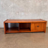 Vintage Mid Century Modern Walnut Media Console/Coffee Table