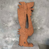 Vintage Evelyn Ackerman Style Carved Wood Peacock Wall Sculpture