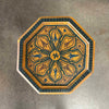 Vintage Morrocan Wood Painted Side Table
