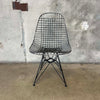 Vintage Morrocan Wood Painted Side Table