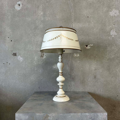 Vintage Toleware Table Lamp