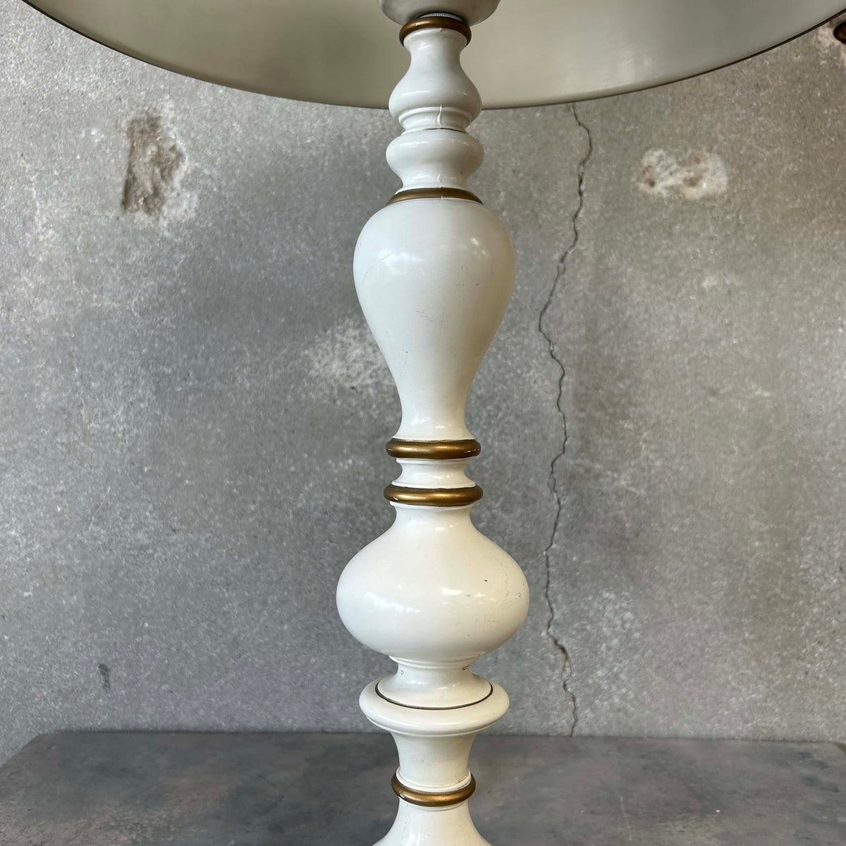 Vintage Toleware Table Lamp