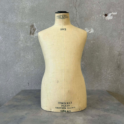 Vintage Child's Dress Form from Paris
