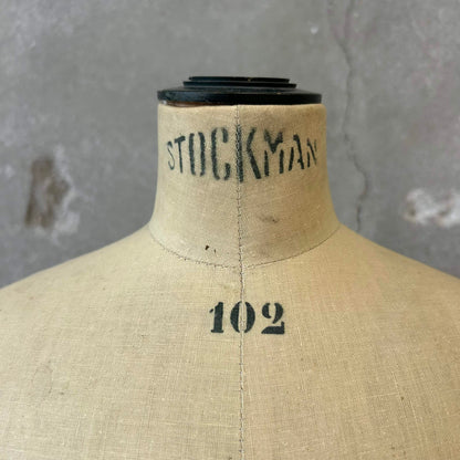 Vintage Child's Dress Form from Paris
