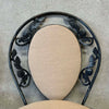 Vintage Salterini Patio Set Glass Top on Wrought Iron Base w/ Four Chairs