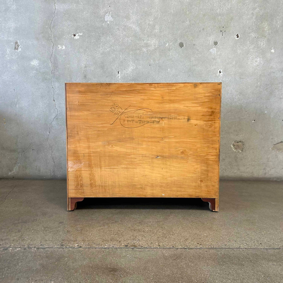 MCM Two Door Cabinet 1960s Restored Solid Wood & Veneers Natural Finish #2