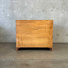 MCM Two Door Cabinet 1960s Restored Solid Wood & Veneers Natural Finish #2