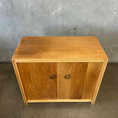 MCM Two Door Cabinet 1960s Restored Solid Wood & Veneers Natural Finish #2