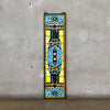 Vintage Stained Glass Panel w/Hanging Loops