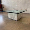 Concrete & Glass SAPO Coffee Table by Sergio & Giorgio Saporiti