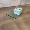 Concrete & Glass SAPO Coffee Table by Sergio & Giorgio Saporiti