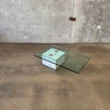 Concrete & Glass SAPO Coffee Table by Sergio & Giorgio Saporiti