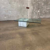 Concrete & Glass SAPO Coffee Table by Sergio & Giorgio Saporiti