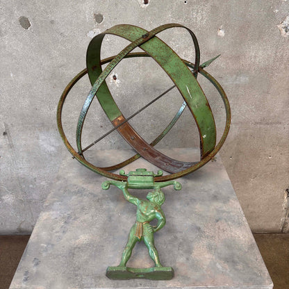 Attr. Sune Rooth Swedish Iron & Copper Armillary "Hercules"