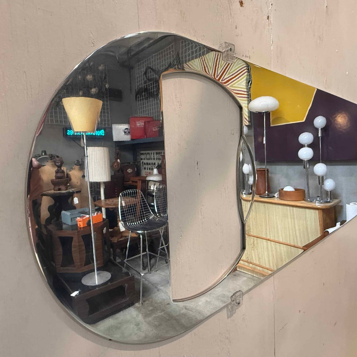 Post Modern Pop Art Wall Mirror in the form of a Bottle Opener