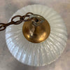 60's Frosted Bubble Blown Murano Pendant Lamp
