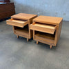 Pair Mid Century Nightstands 1960