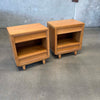 Pair Mid Century Nightstands 1960