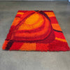 Vintage Danish Rya Rug 1960's