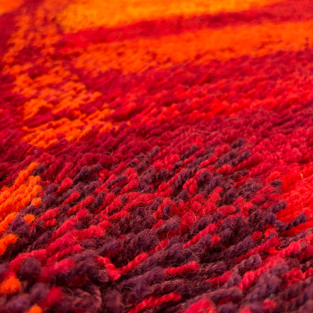 Vintage Danish Rya Rug 1960's