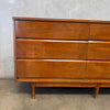 Mid Century Modern 9 Drawer Low Dresser