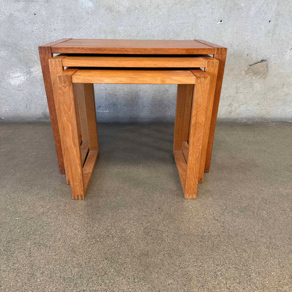 Set of 3 Danish Side Tables
