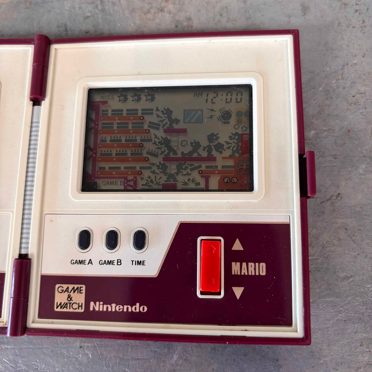 Vintage Nintendo Mario Bros. Game & Watch