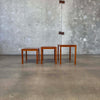 Bent Silberg Danish Modern Teak Nesting Tables