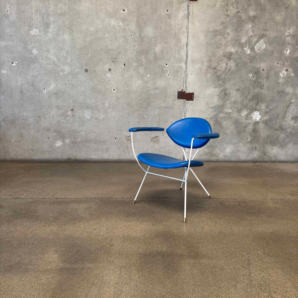 Mid Century Reilly Wolff Iron Chair