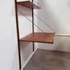 Poul Cadovius Single Bay Wall Unit In Walnut