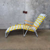 1960's Yellow Full Size Patio / Pool Lounge Chair