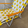 1960's Yellow Full Size Patio / Pool Lounge Chair