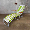 1960's Green Full Size Patio / Pool Lounge Chair