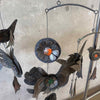 1970s Cesar Vasquez Lapis Brass Copper Enamel Hanging Mobile