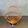 1970s Papasan Rattan Chair #1