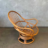 1970s Papasan Rattan Chair #1